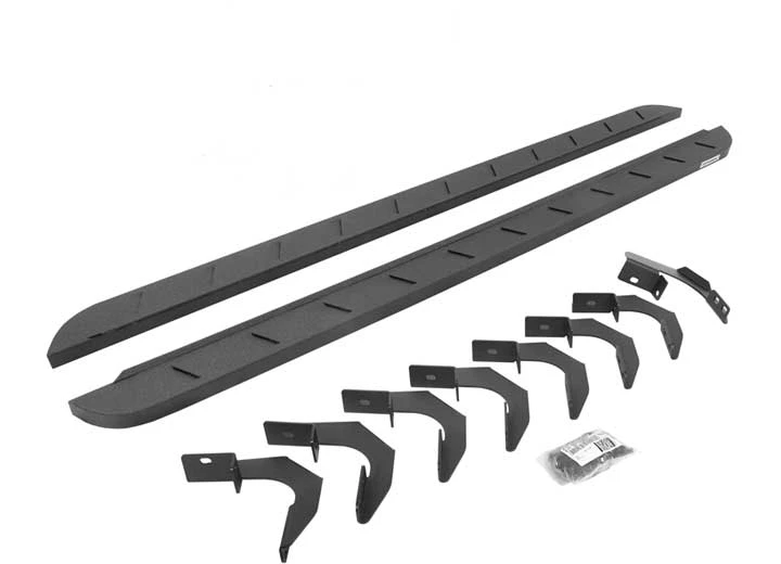 Go Rhino 15-c colorado/canyon crew 80in rb10 slim running boards bedliner coating complete set Main Image