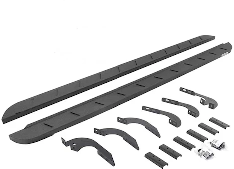 Go Rhino 05-C TACOMA DOUBLE CAB 87IN RB10 SLIM LINE RUNNING BOARDS COMPLETE SET