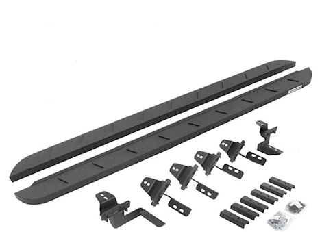 Go Rhino 07-18 WRANGLER JK 68IN RB10 SLIM LINE RUNNING BOARDS BEDLINER COATING COMPLETE SET