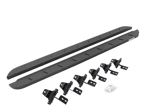 Go Rhino 18-C WRANGLER JK UNLIMITED 73IN RB10 SLIM LINE RUNNING BOARDS BEDLINER COATING COMPLETE SET