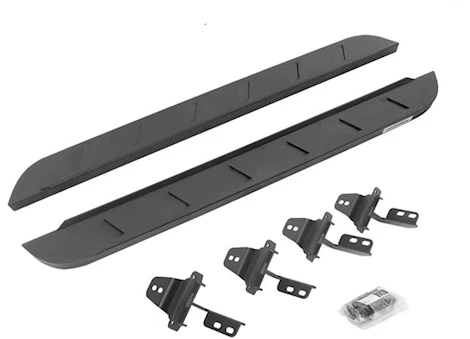 Go Rhino 07-18 WRANGLER JK 48IN RB10 SLIM LINE RUNNING BOARDS TXT POWDER COAT COMPLETE SET