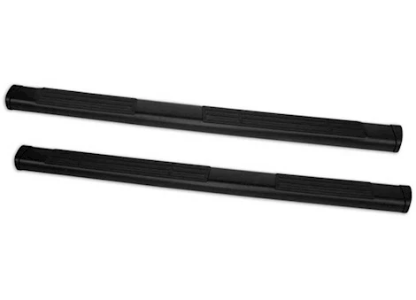 Go Rhino UNIVERSAL 6IN COMPOSITE - 80IN LONG - BLACK SIDE BARS OE XTREME SIDESTEPS BLACK
