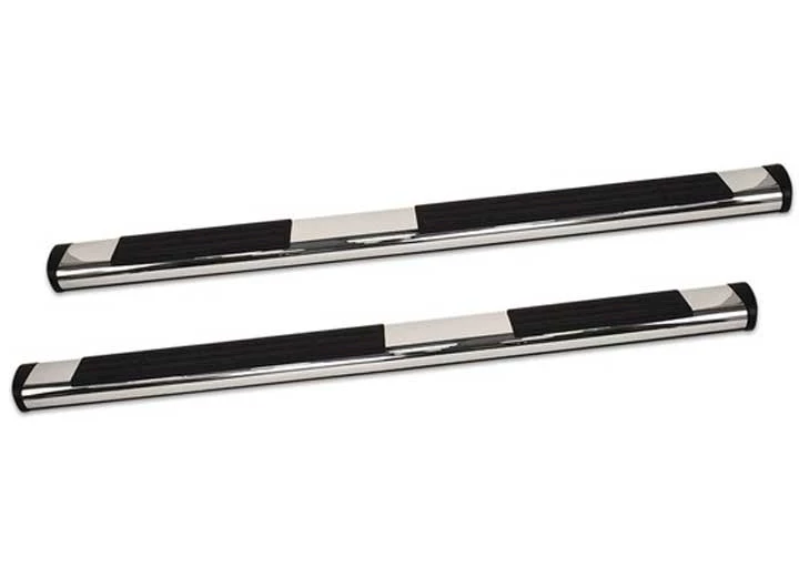 Go Rhino UNIVERSAL 6IN COMPOSITE - 80IN LONG - CHROME SIDE BARS OE XTREME SIDESTEPS CHROM