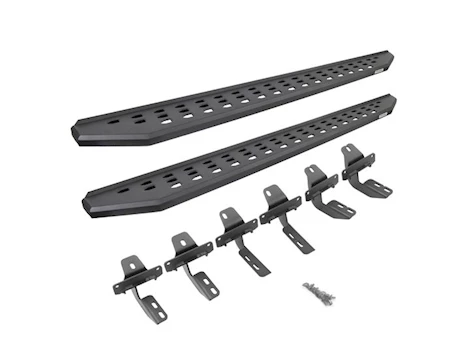 Go Rhino 21-C BRONCO 4DR RB20 RUNNING BOARDS-COMPLETE KIT:RB20 RUNNING BOARD+BRACKETS TEXTURE