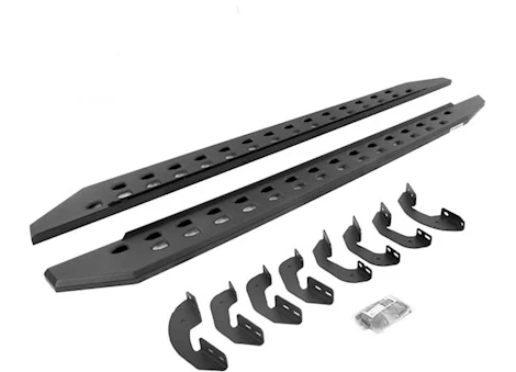 Go Rhino 07-21 TUNDRA DOUBLE CAB 80IN RB20 SLIM LINE RUNNING BOARDS COMPLETE SET