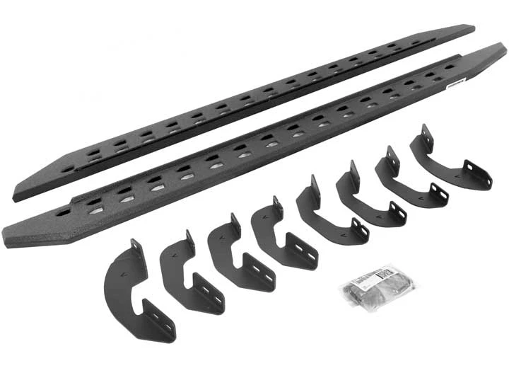 Go Rhino 22-C TUNDRA(CREW MAX)RB20 RUNNING BOARDS &V SERIES V3/RBSLIM/RB SERIES BRACKETS