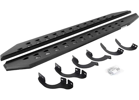 Go Rhino 14-C 4RUNNER(EXCL LIMITED/NIGHTSAHDE)68IN RB20 SLIM LINE RUNNING BOARDS POWDER COAT COMPLETE SET