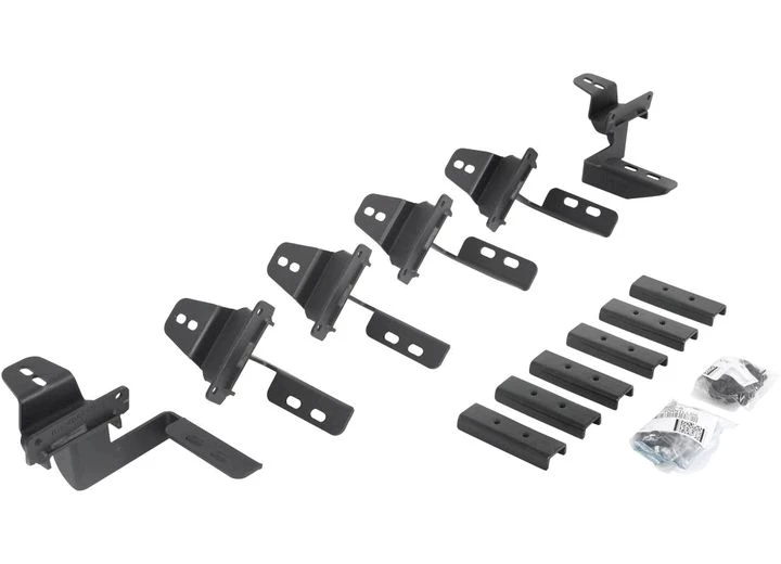 Go Rhino 07-18 wrangler jk brackets for v-series v3 & rb slim running boards Main Image