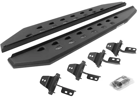 Go Rhino 07-18 wrangler jk 48in rb20 slim line running boards powder coat complete set Main Image