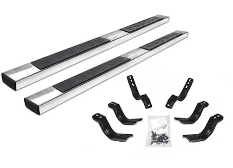 Go Rhino Universal 6in - 87in long - stainless side bars oe xtreme sidesteps polished (brkt sold sep) Main Image