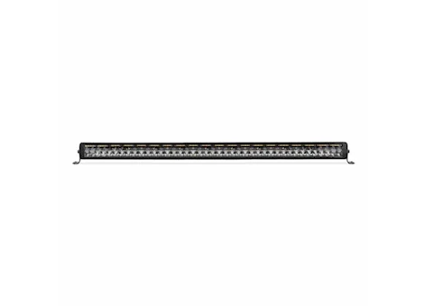 Go Rhino 42IN BLACKOUT COMBO SERIES DOUBLE ROW LIGHT BAR W/AMBER LIGHTING BLK