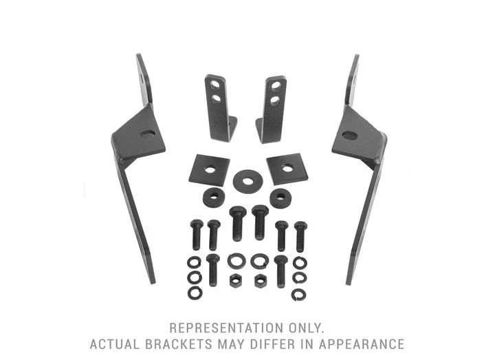 Go Rhino 19-c silverado 1500 rhino charger 2 - rc2 brackets Main Image