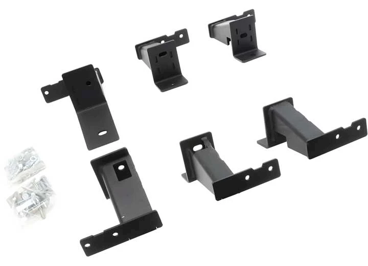 Go Rhino 16-c tacoma dbl cab frame slider (mounting brackets only) textured black Main Image