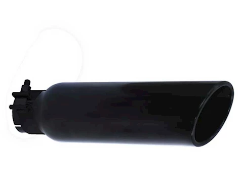 Go Rhino Universal for 3 1/2in diameter exhaust tubes exhaust tips black Main Image