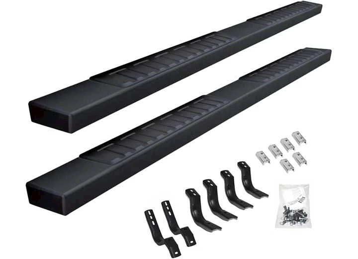 Go Rhino 22-C TUNDRA(CREW MAX)6IN OE XTREME II CAB LENGTH SIDESTEPS & OE XTREME BRACKETS