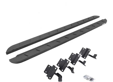 Go Rhino 15-c f150/17-c f250/f350 super cab 80in rb10 slim running boards bedliner coating complete set Main Image