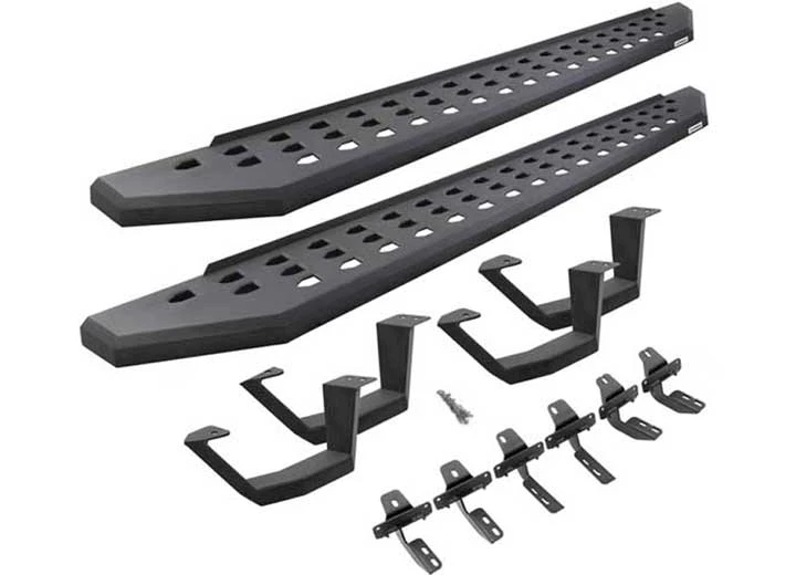 Go Rhino 22-C TUNDRA(CREW MAX)RB20 RUNNING BOARDS & V SERIES V3/RBSLIM/RB SERIES BRACKETS