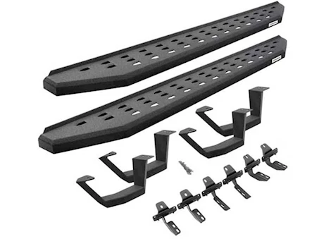 Go Rhino 22-C TUNDRA(CREW MAX)RB20 RUNNING BOARDS & V SERIES V3/RBSLIM/RB SERIES BRACKETS