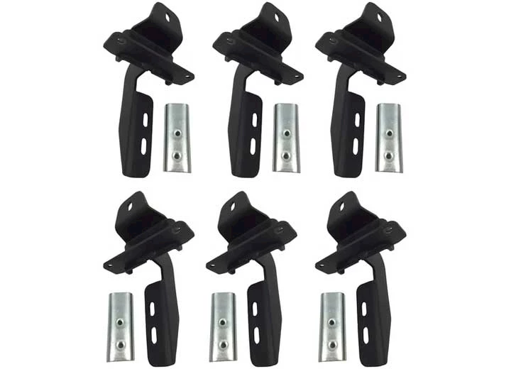 Go Rhino 18-c wrangler jl side bar brackets for 1000 series steps Main Image