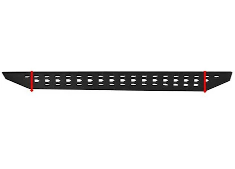 Go Rhino 73IN LONG RUNNING BOARDS SIDE STEP RB 20 BLACK POWDERCOAT(BRKTS SOLD SEP)