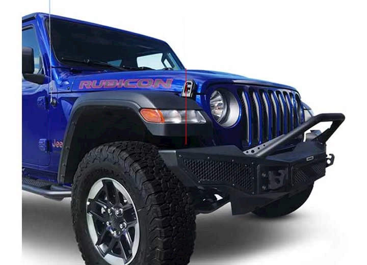 Go Rhino 18-c wrangler jl replacements rockline full width bumper w/o improved Main Image