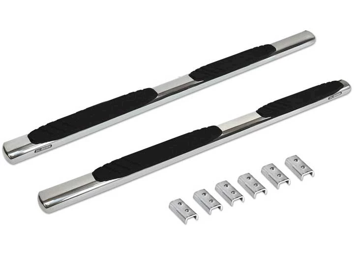 Go Rhino 87IN 4IN OVAL SIDE BAR 4IN O.E. XTREME PLUS - POL. S/S(BRKT NOT INCL)