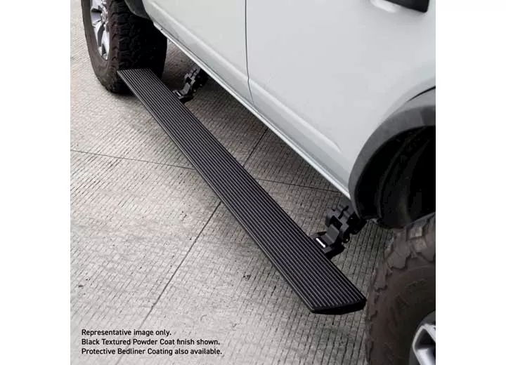 Go Rhino 19-c silverado/sierra 1500 e1 electric running boards txtd pwdercoat blk