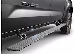 Go Rhino 24-c tacoma dble cab e1 electric running board kit textured black