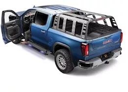 Go Rhino 24-c tacoma dble cab e1 electric running board kit textured black