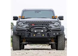 Go Rhino 21-c bronco rockline winch-ready front full width bumper textured black