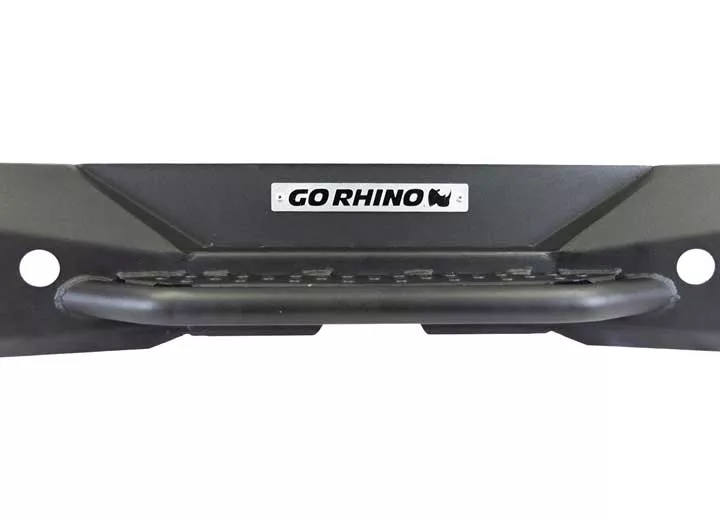 Go Rhino 21-c wranger jl/jlu rockline rear full width bumper textured black