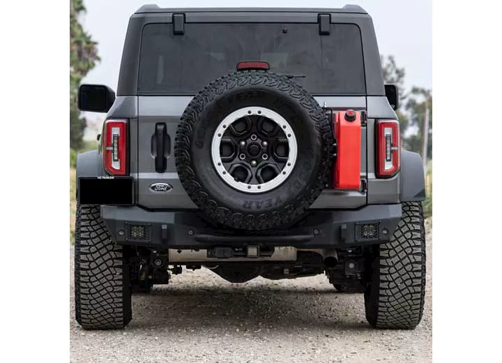 Go Rhino 21-c wranger jl/jlu rockline rear full width bumper textured black