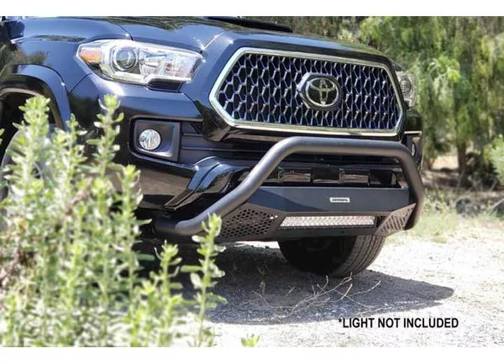 Go Rhino 16-c tacoma rc4 skid plate bull bar frame w/ mount brackets-light ready txt blk