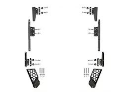 Go Rhino 18-c wrangler jlu mounts to roof and roll bars black mount kits