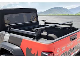 Go Rhino Xrs cross bars kit for full size truck mounts to bed rails w/out tonneau covers rises 6in