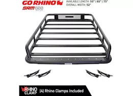Go Rhino Black srm 600 basket style rack