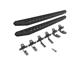 Go Rhino 21-c bronco 4dr  rb20 running boards-complete kit:rb20 running board+brackets bed lin