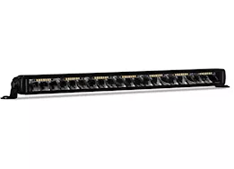 Go Rhino 20.5in blackout combo series single row light bar w/amber lighting blk