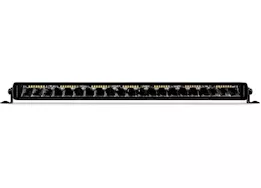 Go Rhino 20.5in blackout combo series single row light bar w/amber lighting blk