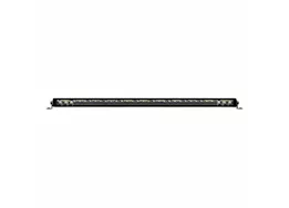 Go Rhino 31.5in blackout combo series single row light bar w/amber lighting blk