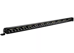 Go Rhino 31.5in blackout combo series single row light bar w/amber lighting blk