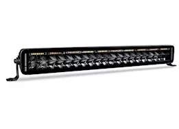 Go Rhino 21.5in blackout combo series double row light bar w/amber lighting blk