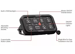 Go Rhino Universal rgb/bluetooth 8 channel switch controller without rf control