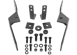 Go Rhino 10-19 ram 2500hd/3500hd rc3 and rc4 mounting brackets black