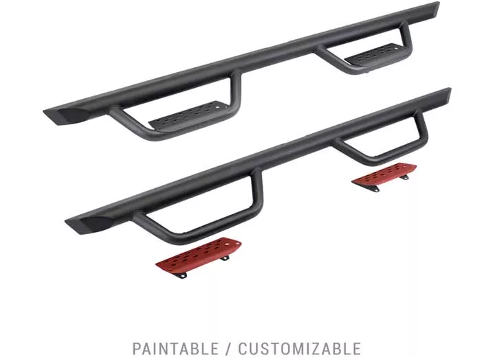 Go Rhino 99-16 f250/f350 super duty dominator xtreme d2 side steps w/rocker panel mnting