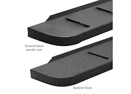 Go Rhino 80in long running boards side step rb 10 black bedliner material finish(brkts sold sep)