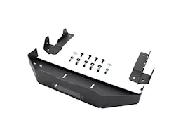 Go Rhino 19-c silverado 1500 black 3100 series stepguard winch tray kit