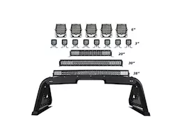 Go Rhino 19-c ram 1500 fits all cab stylessport bar 2.0 textured black sport bar bed acce