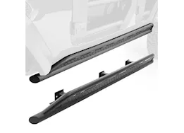 Go Rhino 07-18 wrangler jku xtreme frame mounted steel slider txt black