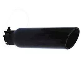 Go Rhino Universal for 2 1/2in diameter exhaust tubes exhaust tips black